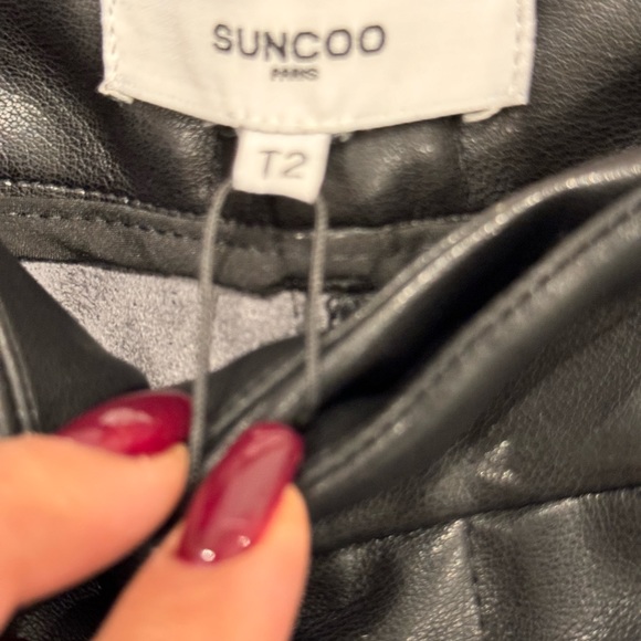 Authentic  European Brand SUNCOO LEATHER JEFF PANTS - Picture 11 of 12